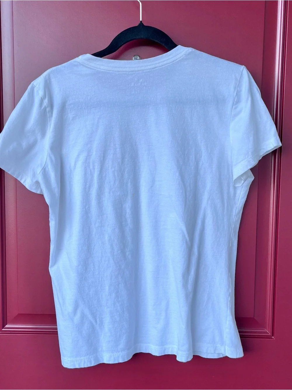 Nike White Tee With Logo / Tag Line